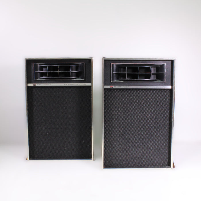 Electrophonic Air Suspension System Bookshelf Speaker Pair Vintage-Speakers-SpenCertified-vintage-refurbished-electronics