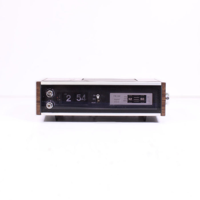 Electrophonic DCR-1210 AM/FM Digital Flip Clock Radio Woodgrain Vintage Alarm Clock-Radios-SpenCertified-vintage-refurbished-electronics