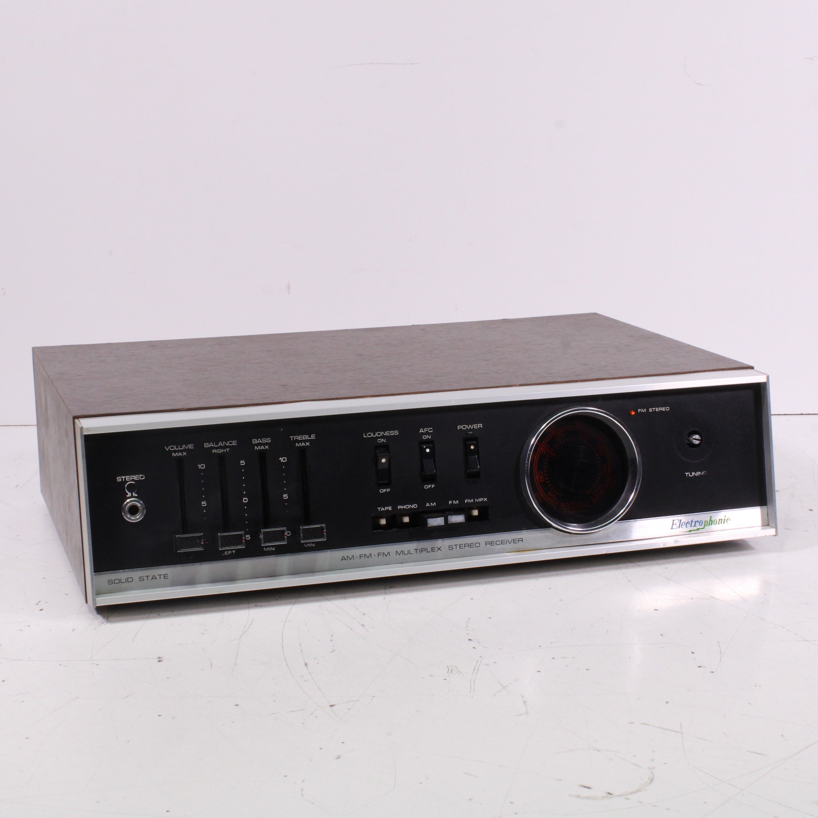 Electrophonic (Morse) RR‑333C Stereo Receiver Vintage AM/FM Multiplex ...
