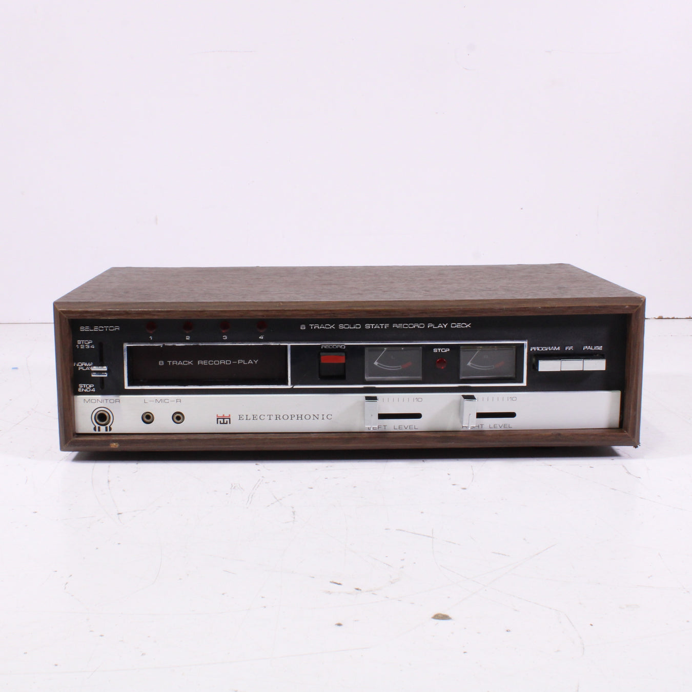 Electrophonic TRD-53 8-Track Solid State Record/Play Deck-8 Track Player-SpenCertified-vintage-refurbished-electronics