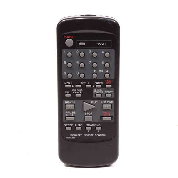 Emerson 076R0AJ080 Remote Control for Emerson VCR VCR2502 VCR2505 VR0220 VCR3010A-Remote Controls-SpenCertified-vintage-refurbished-electronics