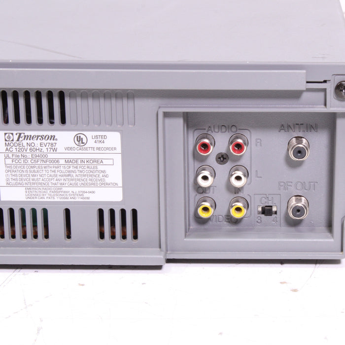 Emerson EV787 VHS VCR 4-Head Hi-Fi Stereo OSD Vintage-VCRs-SpenCertified-vintage-refurbished-electronics