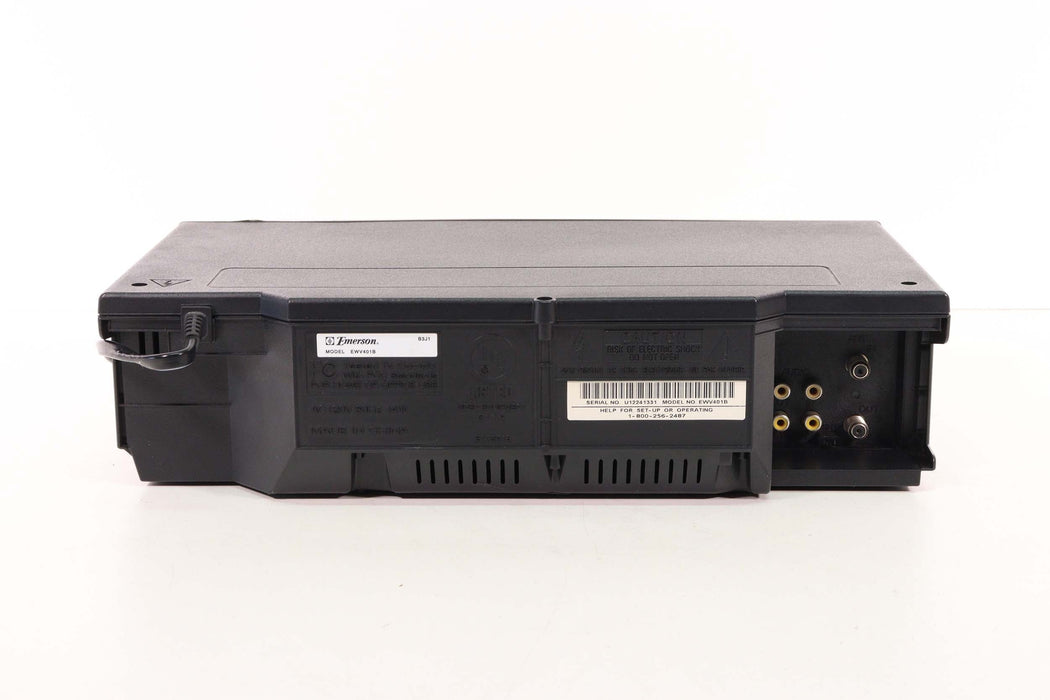 Emerson EWV401B VCR/VHS Player (With Remote)-VCRs-SpenCertified-vintage-refurbished-electronics