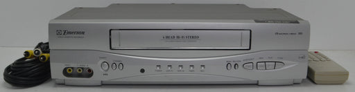 Emerson - EWV603 - VHS VCR Video Cassette Recorder - Grey-Electronics-SpenCertified-refurbished-vintage-electonics