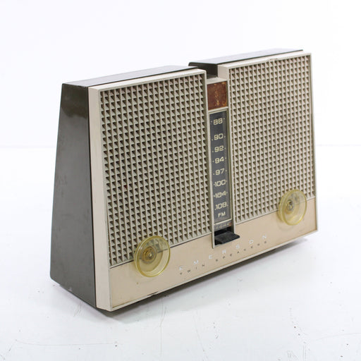 Emerson G-1707 Vintage Portable AM FM Radio Twin Speakers-Radios-SpenCertified-vintage-refurbished-electronics