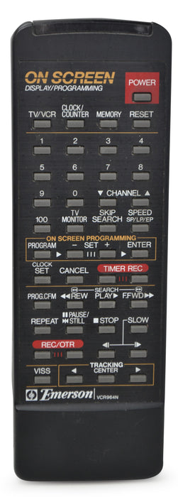 Emerson - VCR3000 - VHS Player - VISS Video Index Search System-Electronics-SpenCertified-refurbished-vintage-electonics