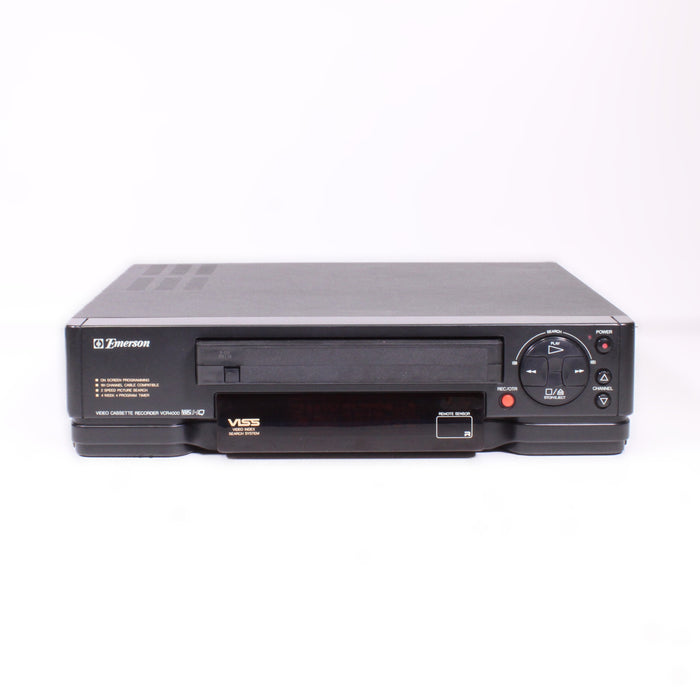 Emerson VCR4000 VHS VCR 4-Head Hi-Fi Stereo Video Cassette Recorder-VCRs-SpenCertified-vintage-refurbished-electronics