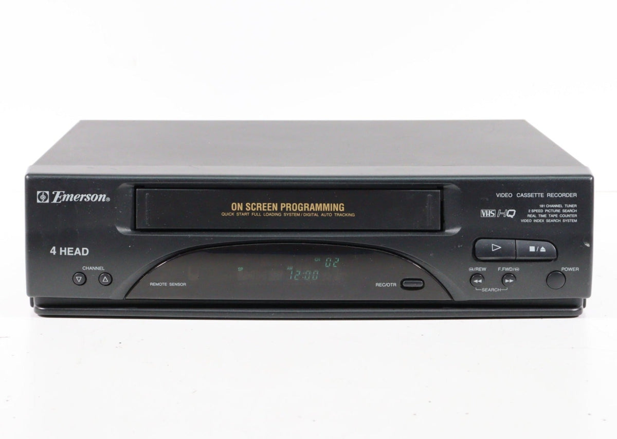 Emerson EV806N online VHS VCR Tape Player Recorder Stereo VHS HQ Rapid Rewind System