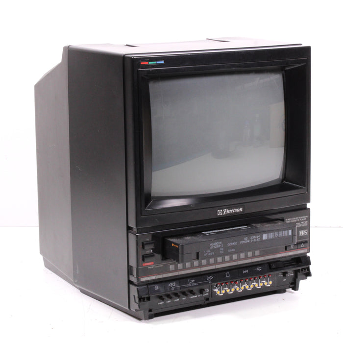 Emerson VCT120 10" Retro Portable Gamer Color TV Television and VCR (1989)-Televisions-SpenCertified-vintage-refurbished-electronics