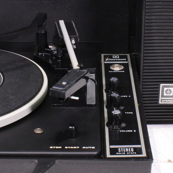 Emerson Wildcat DS-50 Portable 3-Speed Record Player with Built-In Speakers-Turntables & Record Players-SpenCertified-vintage-refurbished-electronics