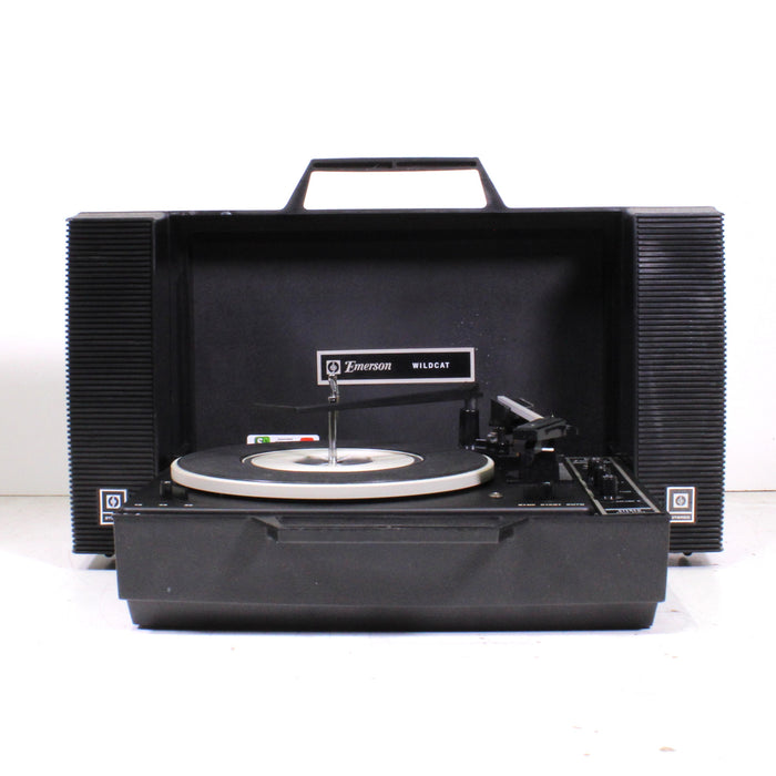 Emerson Wildcat DS-50 Portable 3-Speed Record Player with Built-In Speakers-Turntables & Record Players-SpenCertified-vintage-refurbished-electronics