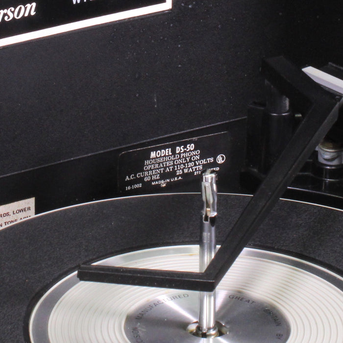 Emerson Wildcat DS-50 Portable 3-Speed Record Player with Built-In Speakers-Turntables & Record Players-SpenCertified-vintage-refurbished-electronics
