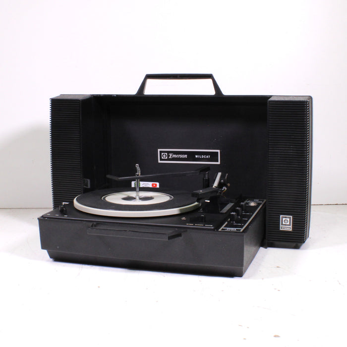 Emerson Wildcat DS-50 Portable 3-Speed Record Player with Built-In Speakers-Turntables & Record Players-SpenCertified-vintage-refurbished-electronics