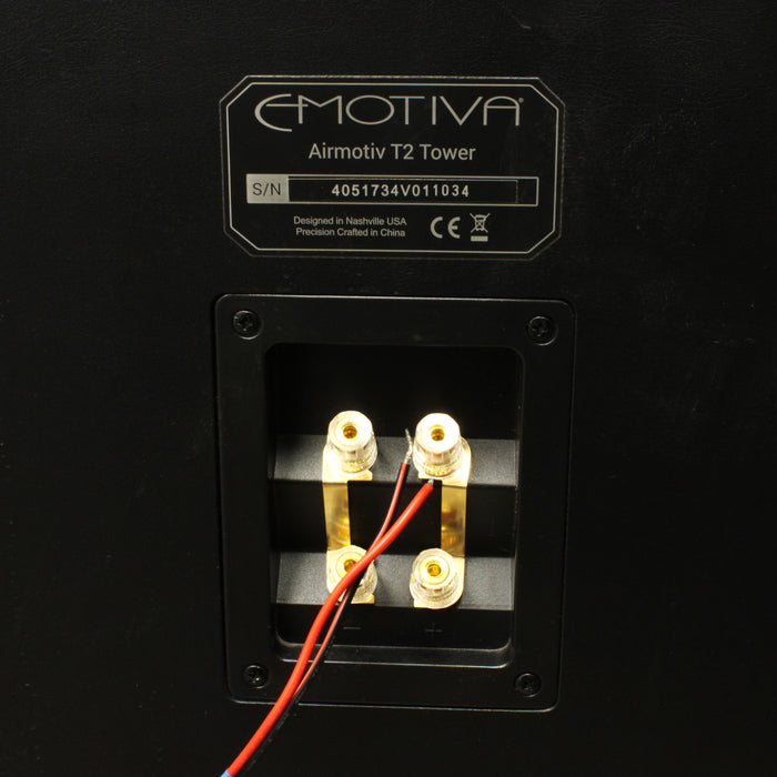 Emotiva Airmotiv T2 RARE Tower Speaker Pair with Audiophile Sound-Speakers-SpenCertified-vintage-refurbished-electronics