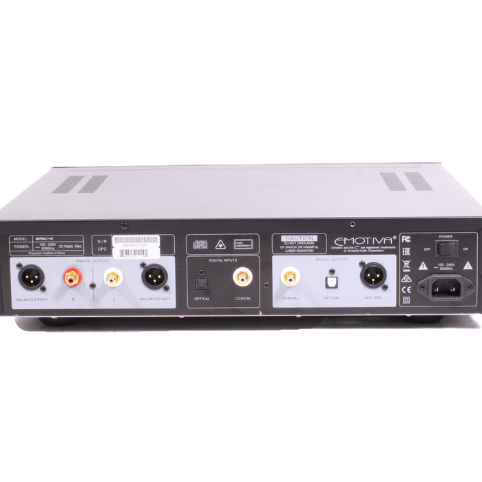 Emotiva ERC-4 Audiophile CD Player-CD Players & Recorders-SpenCertified-vintage-refurbished-electronics