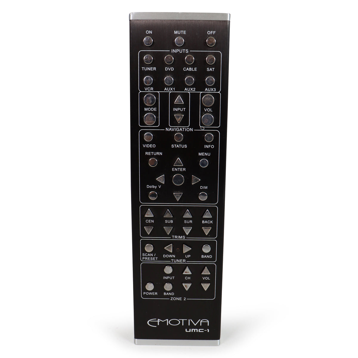 Umc Remote Control Emotiva UMC-1 Remote Control for Preamp Preamplifier Processor UMC-1 ...
