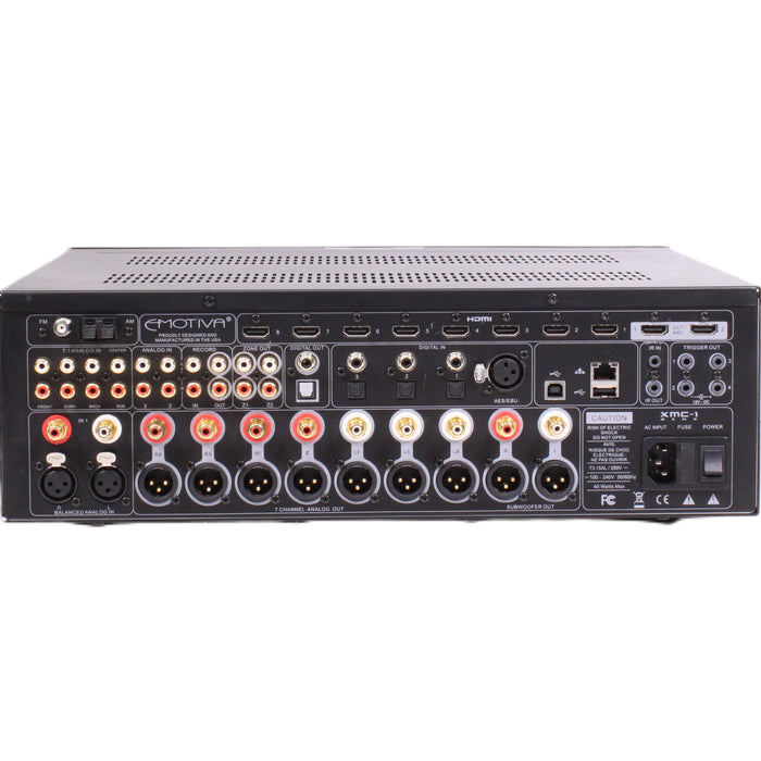 Emotiva XMC-1 7.2 Channel AV Surround Sound Processor Preamp HDMI (AS-IS??)-Audio Amplifiers-SpenCertified-vintage-refurbished-electronics