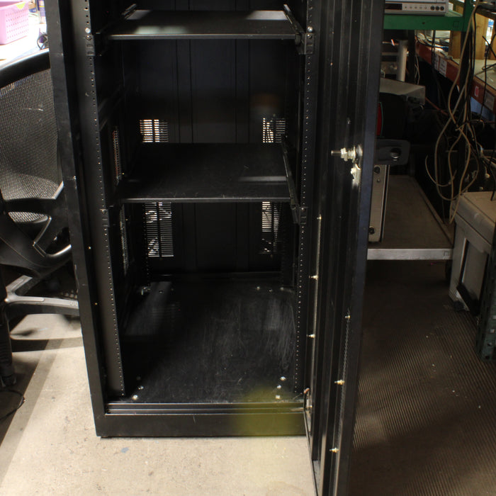 Encore Steel Component Enclosed Frame Rack Shelf with Heavy Duty Custers-shelving-SpenCertified-vintage-refurbished-electronics