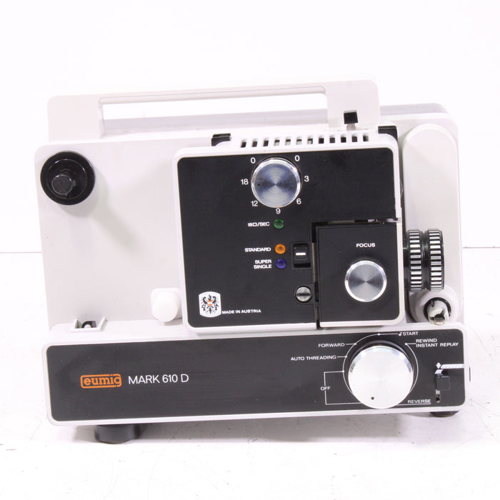 Eumig Mark 610D Dual 8mm Film Projector with Case-Projectors-SpenCertified-vintage-refurbished-electronics