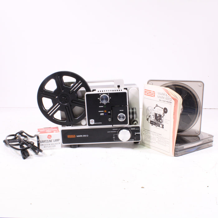Eumig Mark 610D Dual 8mm Film Projector with Case-Projectors-SpenCertified-vintage-refurbished-electronics