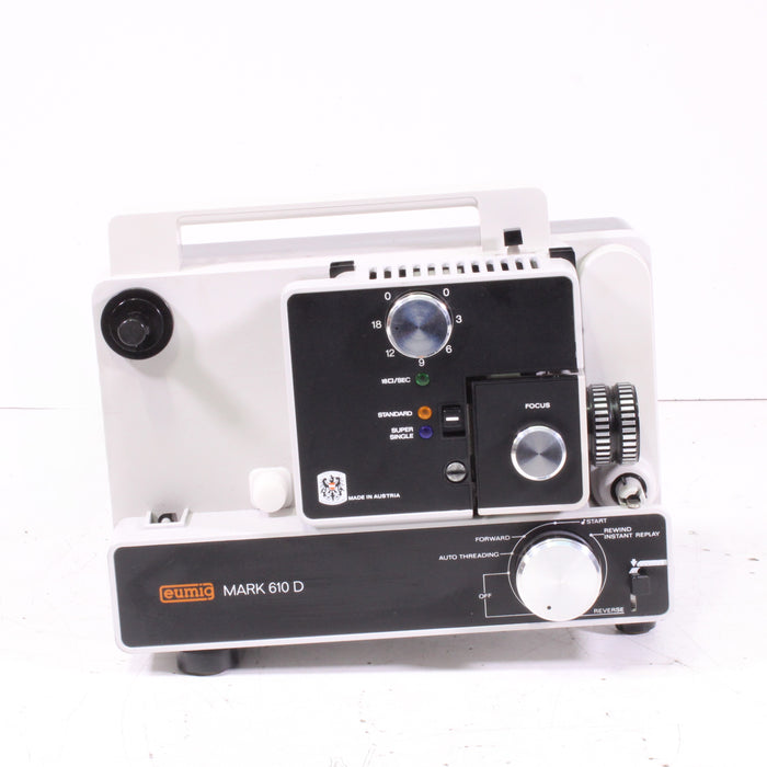 Eumig Mark 610D Dual 8mm Film Projector with Case-Projectors-SpenCertified-vintage-refurbished-electronics