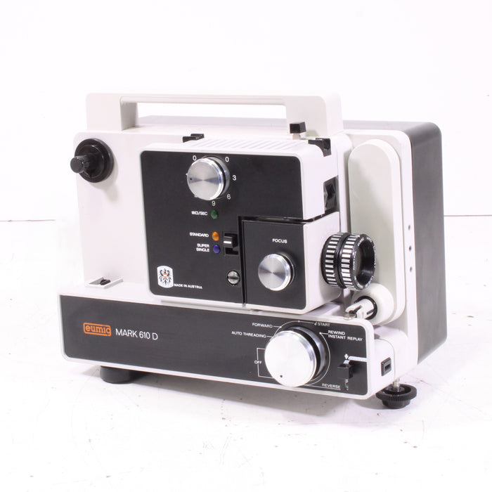 Eumig Mark 610D Dual 8mm Film Projector with Case-Projectors-SpenCertified-vintage-refurbished-electronics
