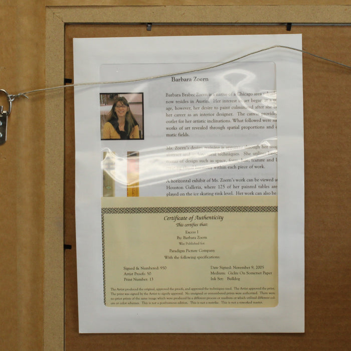 Excess I by Barbara Zoern Limited Edition Giclee on Somerset Paper-Painting-SpenCertified-vintage-refurbished-electronics