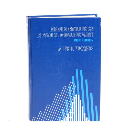 Experimental Design in Psychological Research (Fourth Edition) by Allen L. Edwards Hardcover Book (1960)-Books-SpenCertified-vintage-refurbished-electronics