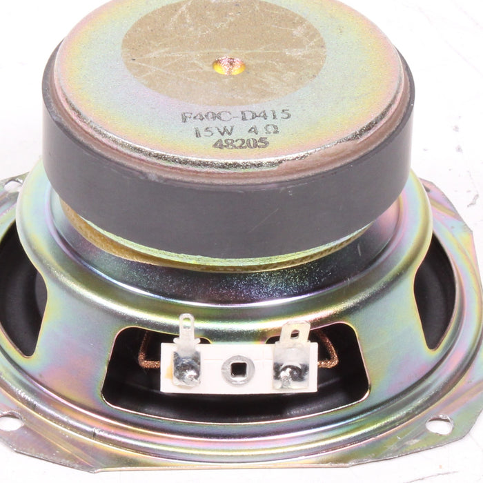 F40C D415 4" Replacement Speaker Driver 15W 4 Ohm-Speaker Accessories-SpenCertified-vintage-refurbished-electronics