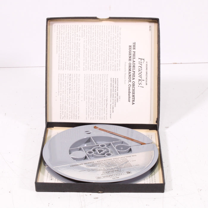 Fireworks – Eugene Ormandy Conducts The Philadelphia Orchestra – Reel to Reel Tape 7" 1/4" 7½ IPS Columbia Stereo Tape-Reel-to-Reel Tape-SpenCertified-vintage-refurbished-electronics