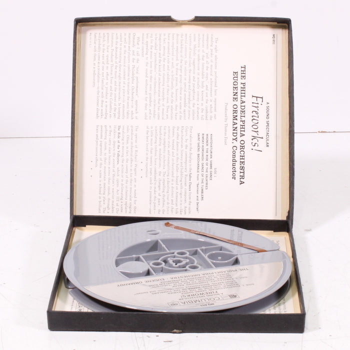 Fireworks – Eugene Ormandy Conducts The Philadelphia Orchestra – Reel to Reel Tape 7" 1/4" 7½ IPS Columbia Stereo Tape-Reel-to-Reel Tape-SpenCertified-vintage-refurbished-electronics