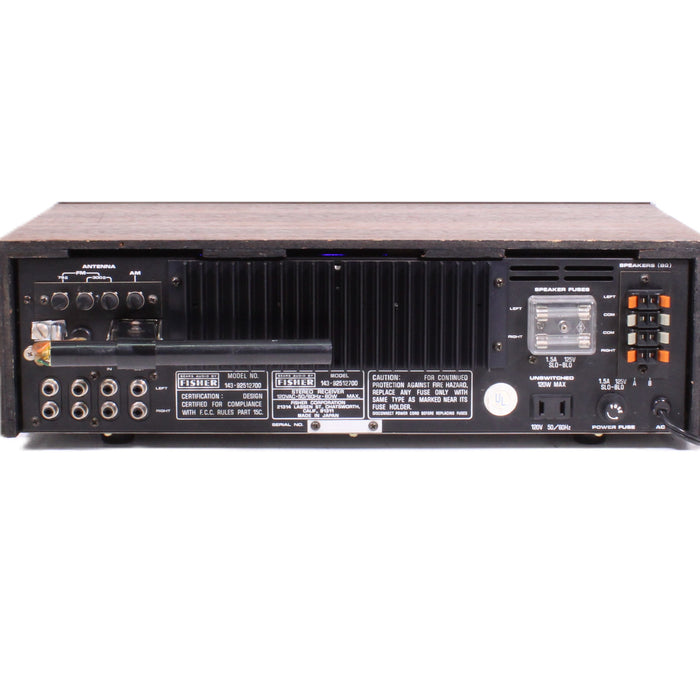 Fisher 143-92512700 Vintage AM/FM Stereo Receiver Silver Face Phono-Audio & Video Receivers-SpenCertified-vintage-refurbished-electronics