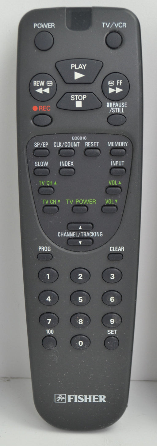 Fisher B08818 Remote Control VCR FVHT607 VHT607-Remote-SpenCertified-refurbished-vintage-electonics