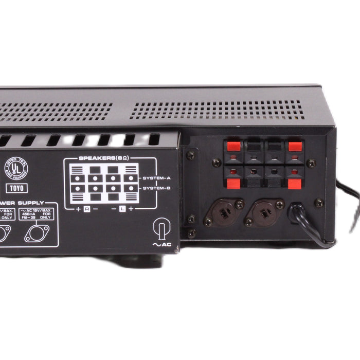 Fisher CA-39 Integrated Amplifier & FM-39 AM/FM Synthesizer Tuner 50WPC 5-Band EQ-Audio Amplifiers-SpenCertified-vintage-refurbished-electronics