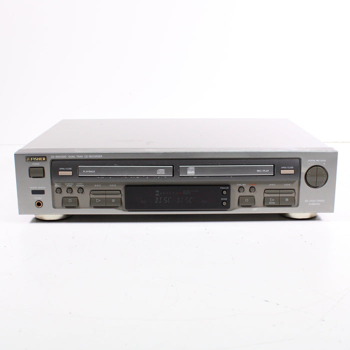 Fisher CD-RW1000 Dual Tray CD Recorder-CD Players & Recorders-SpenCertified-vintage-refurbished-electronics