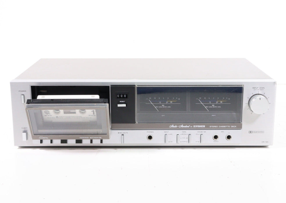 Fisher CR-125 Single Stereo Cassette Deck-Cassette Players & Recorders-SpenCertified-vintage-refurbished-electronics