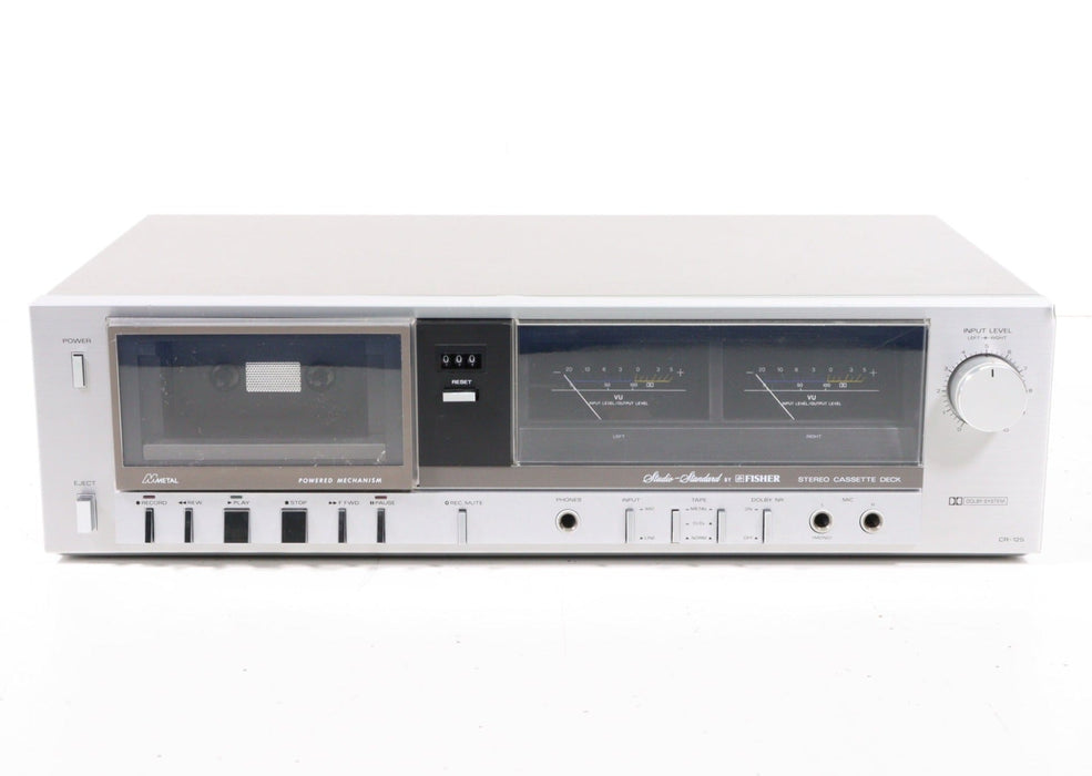 Fisher CR-125 Single Stereo Cassette Deck-Cassette Players & Recorders-SpenCertified-vintage-refurbished-electronics