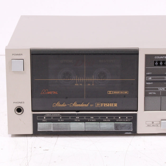 Fisher CR-77 Stereo Cassette Deck (1978–1980)-Cassette Players & Recorders-SpenCertified-vintage-refurbished-electronics