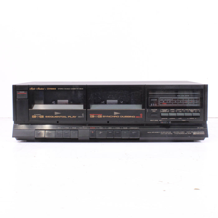 Fisher CR-W883 Synchro Dubbing Dual Stereo Cassette Deck-Cassette Players & Recorders-SpenCertified-vintage-refurbished-electronics