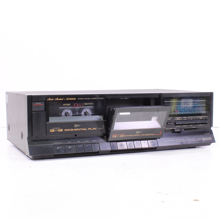 Fisher CR-W883 Synchro Dubbing Dual Stereo Cassette Deck-Cassette Players & Recorders-SpenCertified-vintage-refurbished-electronics