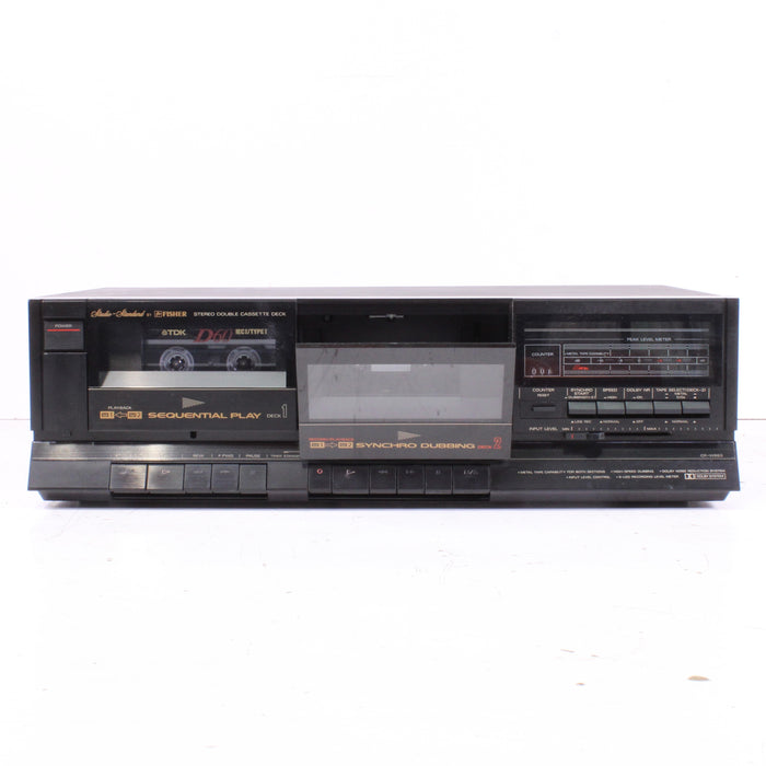Fisher CR-W883 Synchro Dubbing Dual Stereo Cassette Deck-Cassette Players & Recorders-SpenCertified-vintage-refurbished-electronics