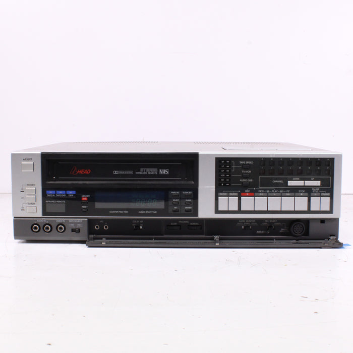 Fisher FVH-730 4-Head Hi-Fi Stereo VHS VCR (AS-IS)-VCRs-SpenCertified-vintage-refurbished-electronics
