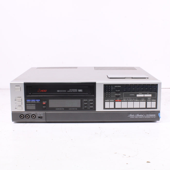 Fisher FVH-730 4-Head Hi-Fi Stereo VHS VCR (AS-IS)-VCRs-SpenCertified-vintage-refurbished-electronics