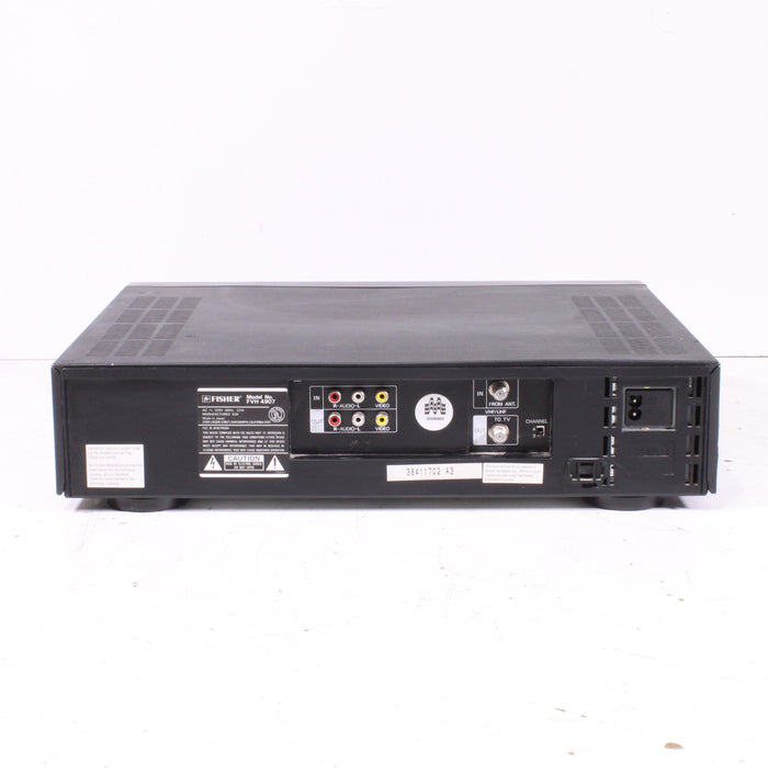 Fisher FVH4907 4-Head Hi-Fi Mid-Mount VHS VCR Player/Recorder-VCRs-SpenCertified-vintage-refurbished-electronics