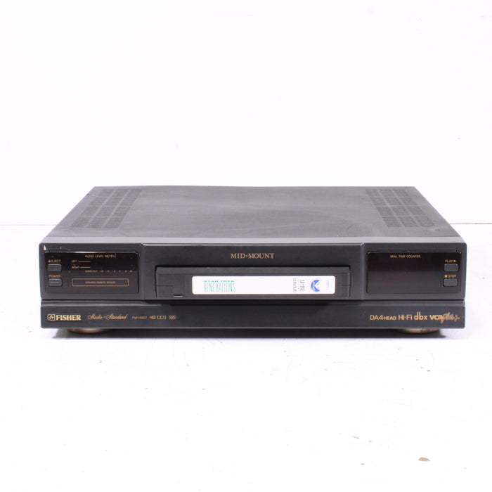 Fisher FVH4907 4-Head Hi-Fi Mid-Mount VHS VCR Player/Recorder-VCRs-SpenCertified-vintage-refurbished-electronics