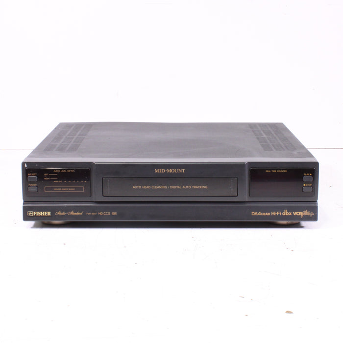 Fisher FVH4907 4-Head Hi-Fi Mid-Mount VHS VCR Player/Recorder-VCRs-SpenCertified-vintage-refurbished-electronics