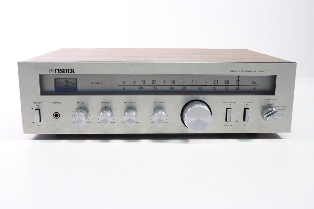 Fisher MC-2000 Stereo Receiver Made in Japan-Audio & Video Receivers-SpenCertified-vintage-refurbished-electronics