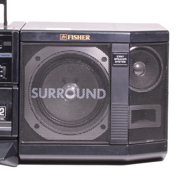 Fisher PH-W803 Surround Sound Boombox Dual Cassette Stereo System Portable Radio-Cassette Players & Recorders-SpenCertified-vintage-refurbished-electronics
