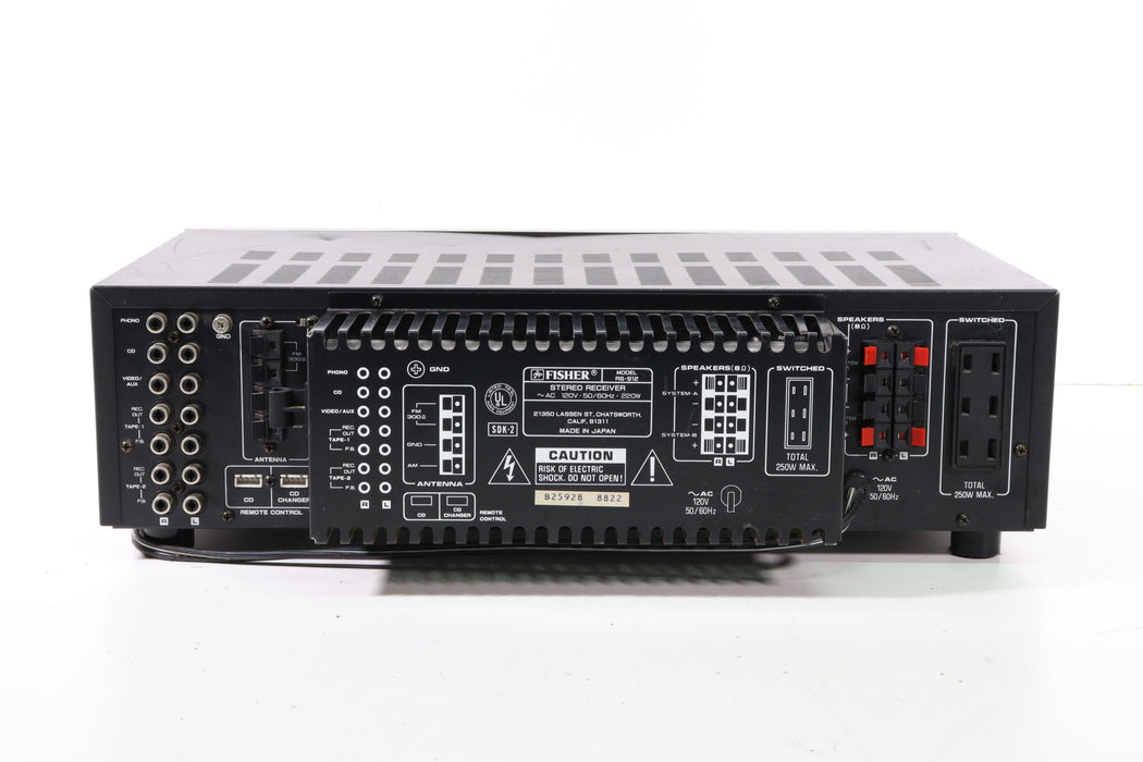 Fisher RS-912 Studio Standard AM FM Stereo Receiver (NO REMOTE)-Audio & Video Receivers-SpenCertified-vintage-refurbished-electronics