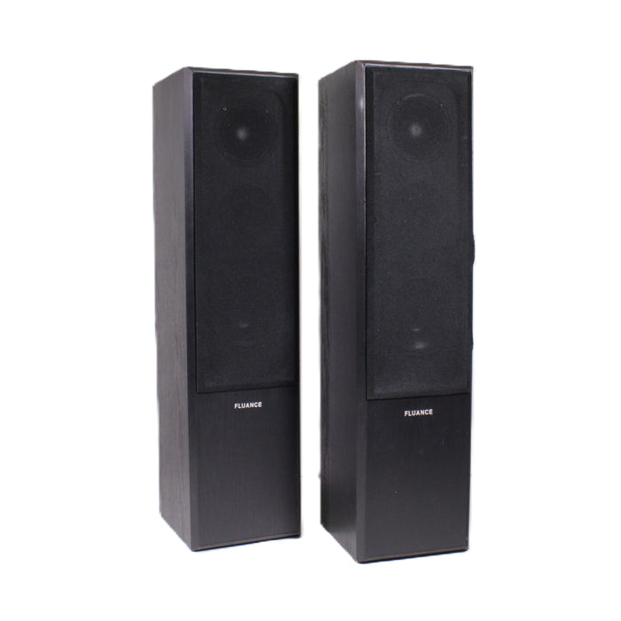 Fluance AVHTB 3-Way Bass Reflex Tower Speaker Pair Home Theater Speakers-Speakers-SpenCertified-vintage-refurbished-electronics